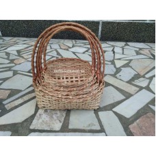 Кошики для квітів з лози №16